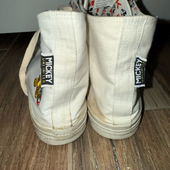 Vintage Disney Mickey Unlimited Hi Top Tennis Shoes - Picture 7 of 8
